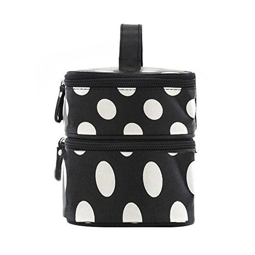AVERY Dots Double toiletry bag - | Fashiongirl