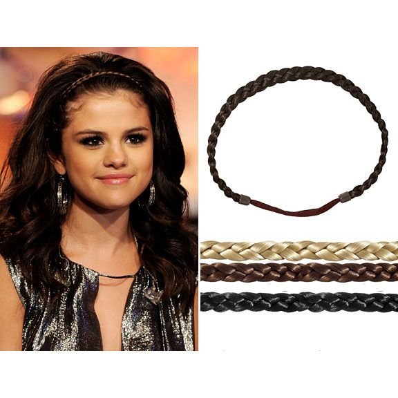 Braided Headband - Blonde, Brown & Black - | Fashiongirl