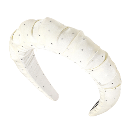 Chris Rubin Kiara Headband - White - Hair Accessories
