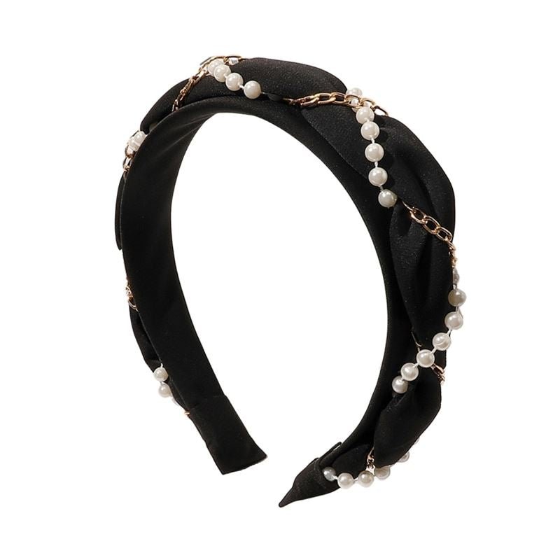 Chris Rubin Kiko Headband - Black - Hair Accessories | Fashiongirl