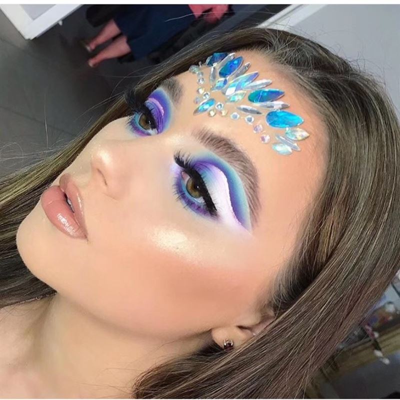 Face Jewels - Face diamonds with rhinestones (YT - 07) - | Fashiongirl