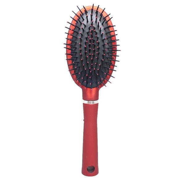 Hair Brush Oval Cushion - Red - Hair Styling tool | Fashiongirl