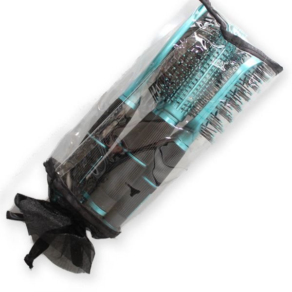 Hair brush set turquoise blue edition - Salon Professional - Perfect gift idea - Hair Styling tool | Fashiongirl