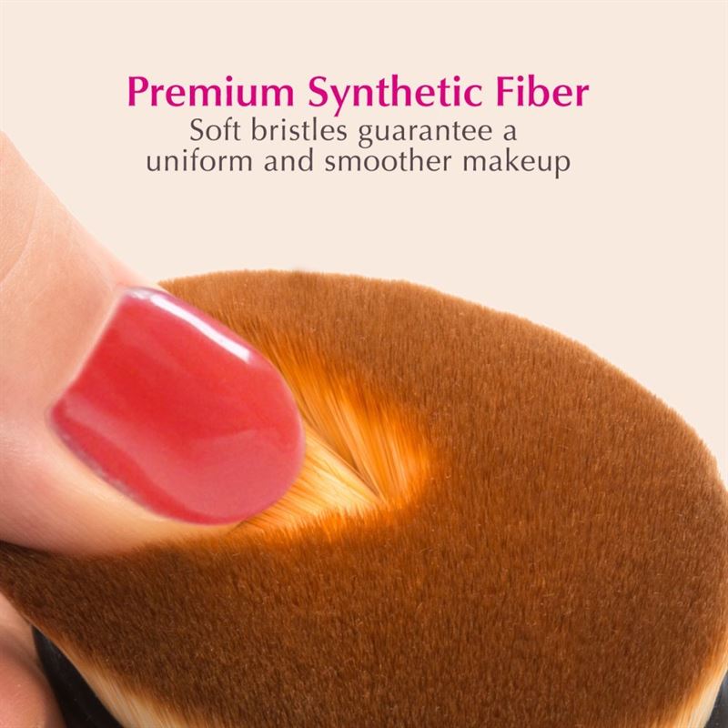 Mermaid Oval Brushes for makeup - 10 sets - | Fashiongirl