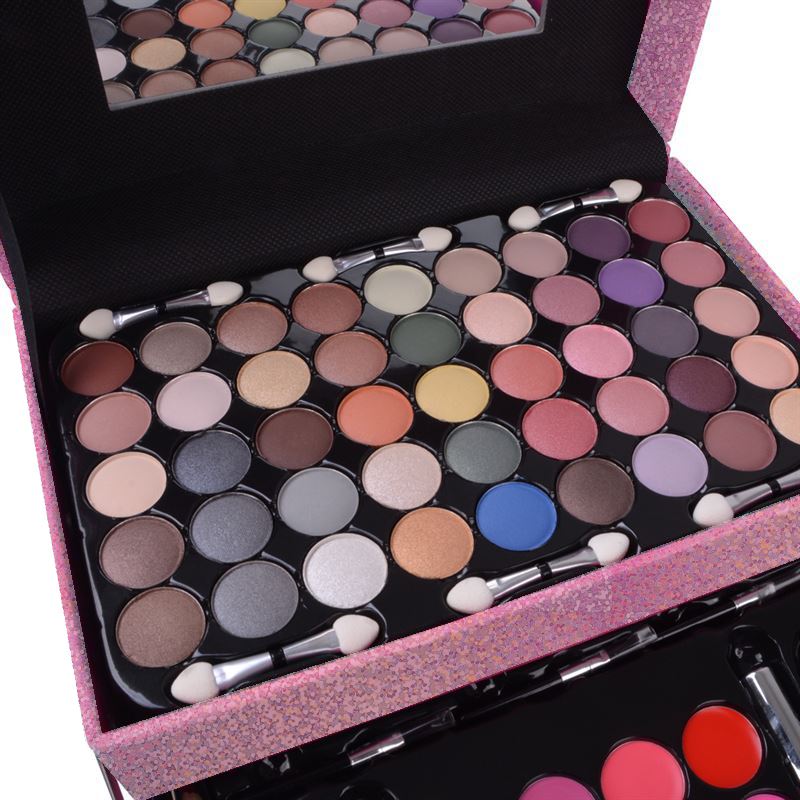 Miss Young Makeup Kit in Box - Pink Holographic (MC1205) - | Fashiongirl