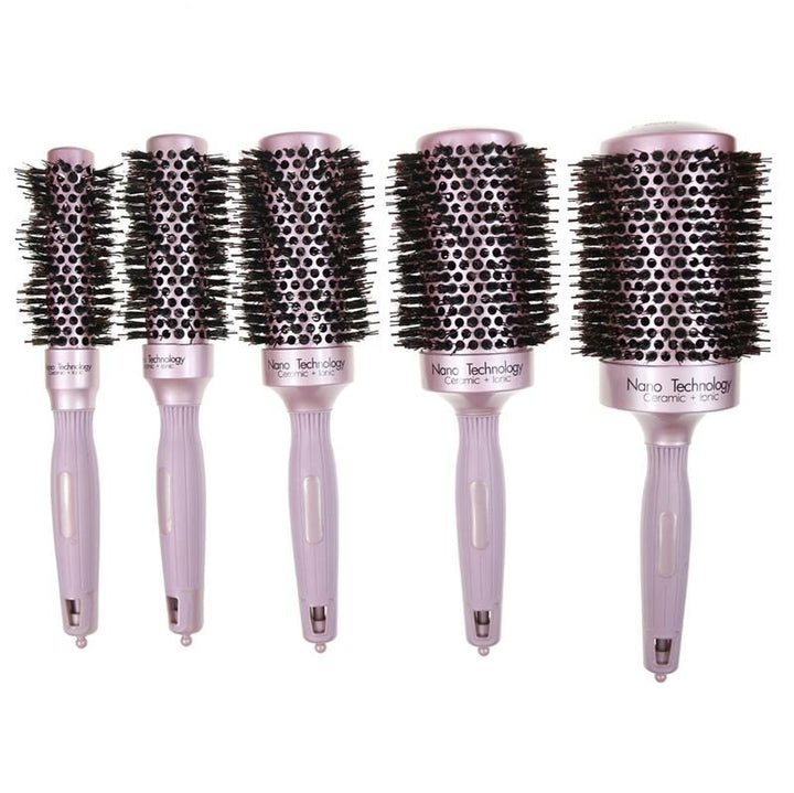 Nano Ceramic Thermal Hair Brush with Boar Hair - 65 MM - Hair Styling tool | Fashiongirl