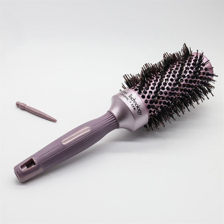 Nano Ceramic Thermal Thermal Hair Brush with Boar Hair - 43 MM - Hair Styling tool | Fashiongirl