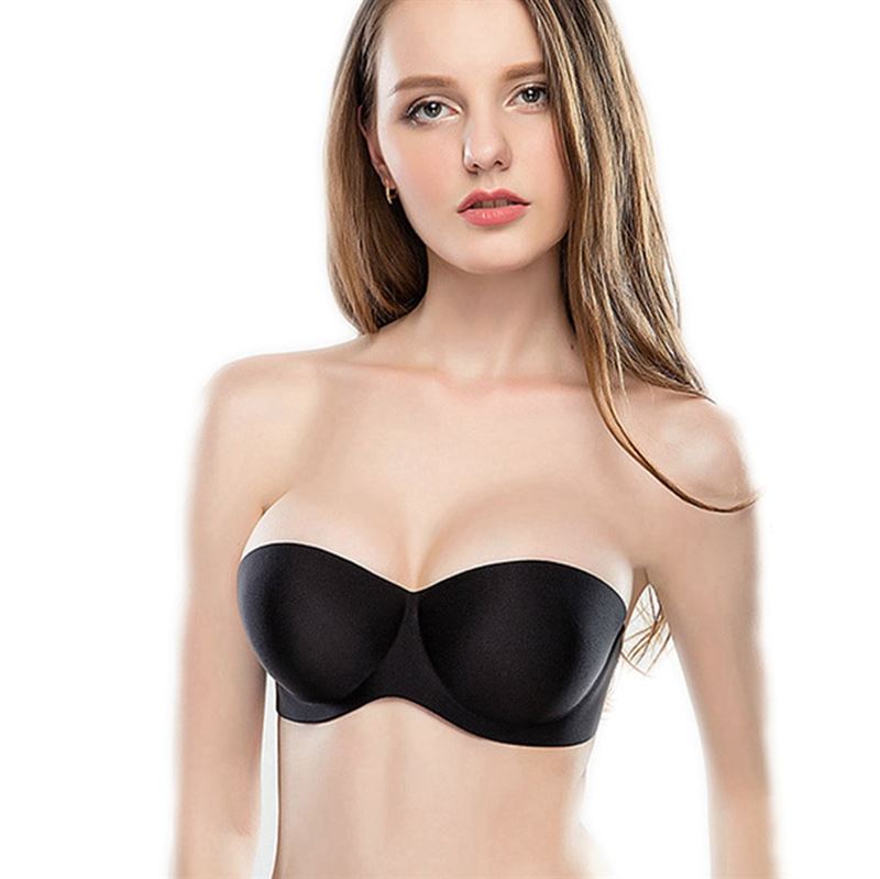 Shapelux Strapless bra with invisible back - Black - Shapewear | Fashiongirl