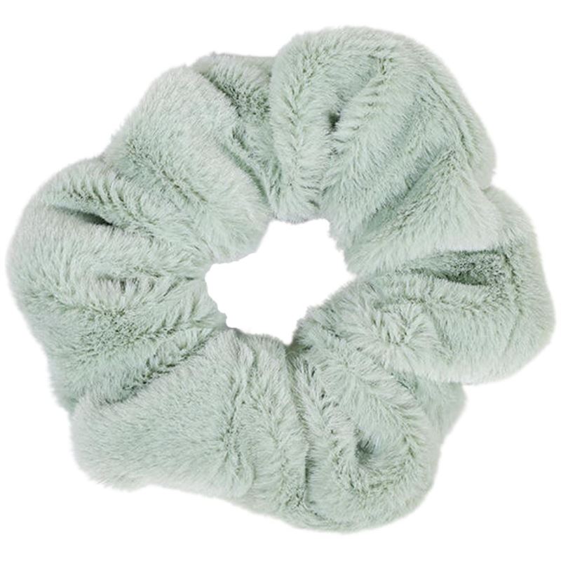SOHO Teddie Scrunchie - Green - Hair Accessories