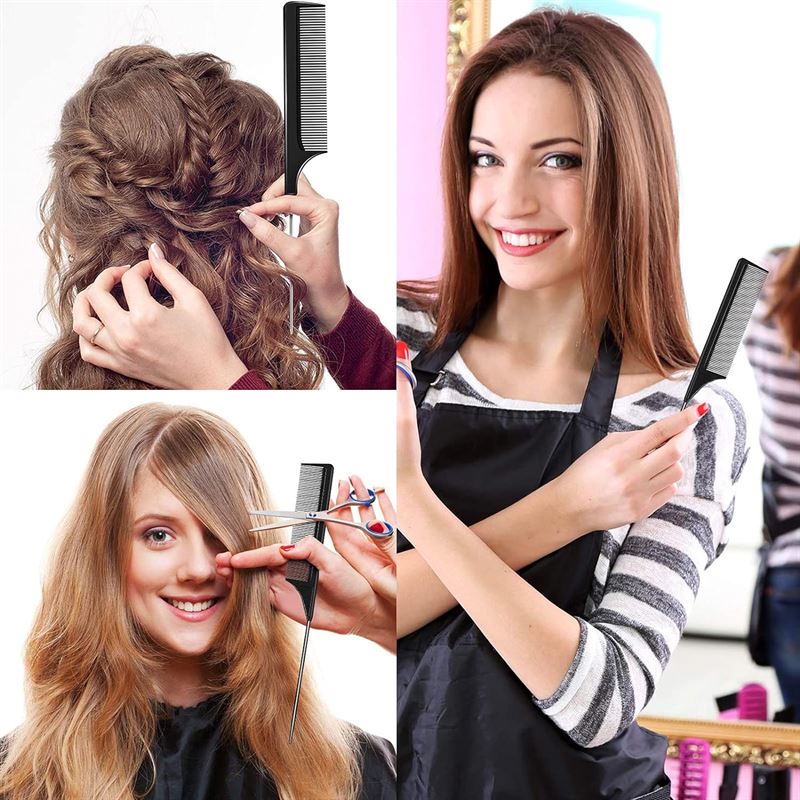 TBC Dual Edge Comb and Brush - 3 sets (Hair brush and comb) - Hair Styling tool