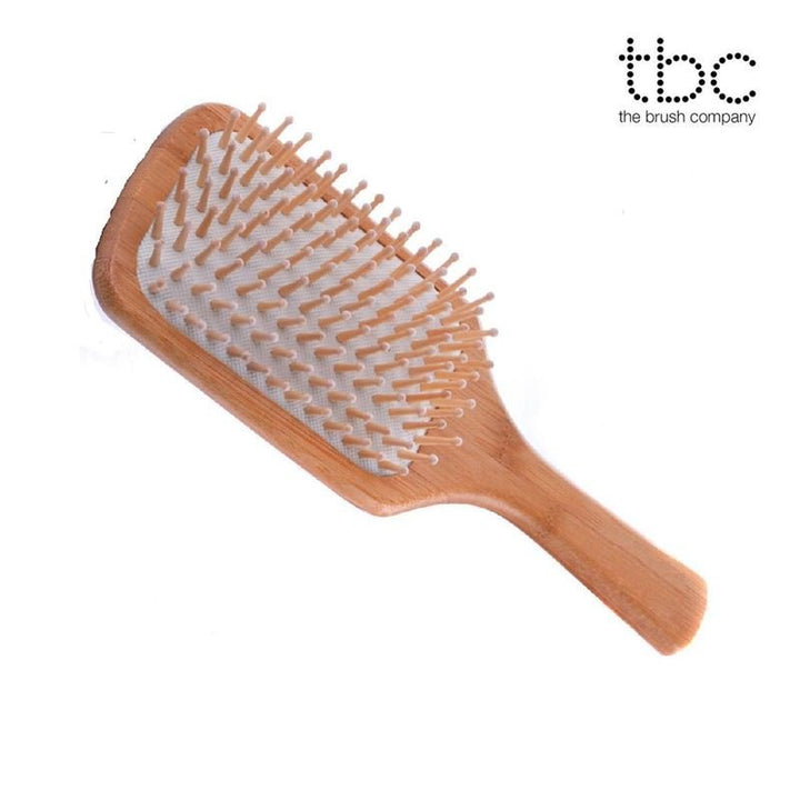 TBC Hair brush Nature - plate brush Beech & maple wood - Hair Styling tool