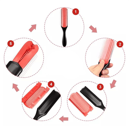 TBC Nylon Hair Brush for curly hair - Large - Hair Styling tool