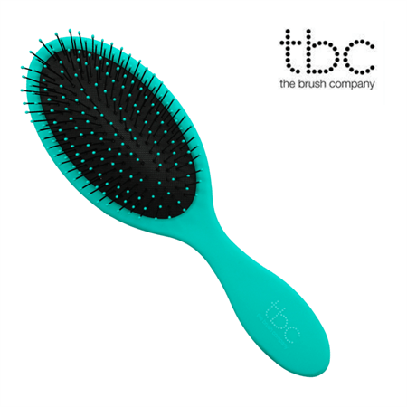 TBC The Wet & Dry Brush Detangler Hair Brush - Minty Turquoise - Hair Styling tool