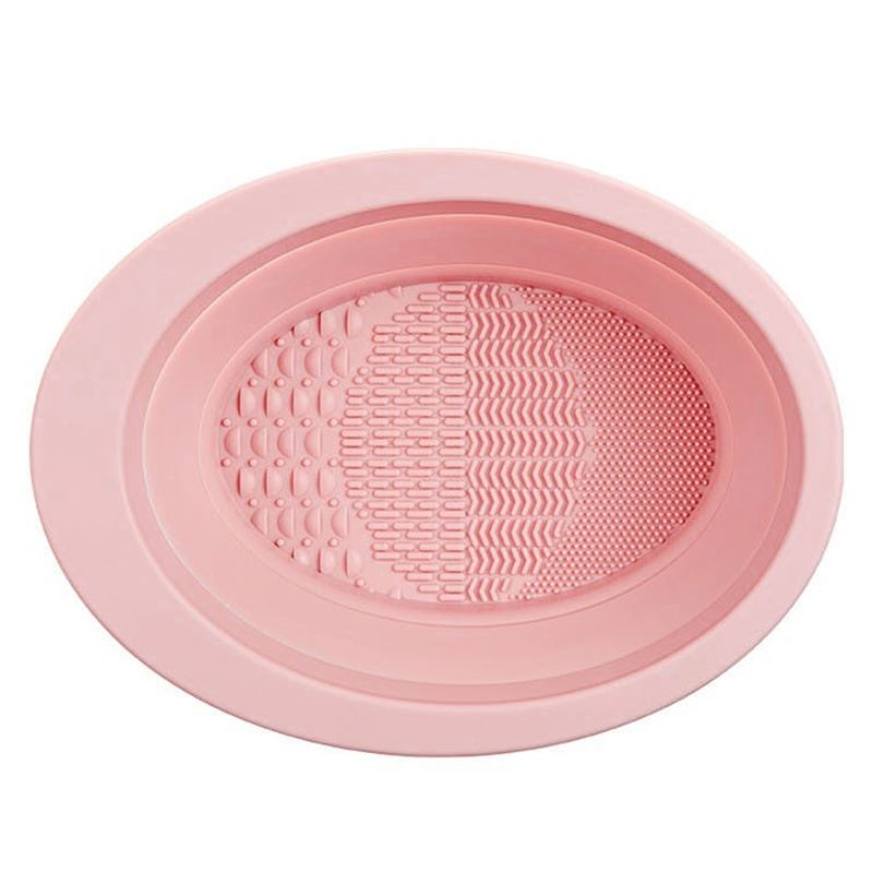 Technique PRO Foldable Silicone Makeup Brush Cleaner Bowl - Nude Rose - Hair Accessories