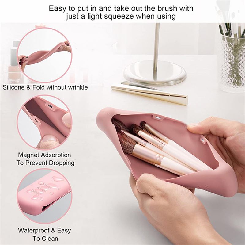 Technique PRO Silicone Travel Makeup Brush Case Holder -