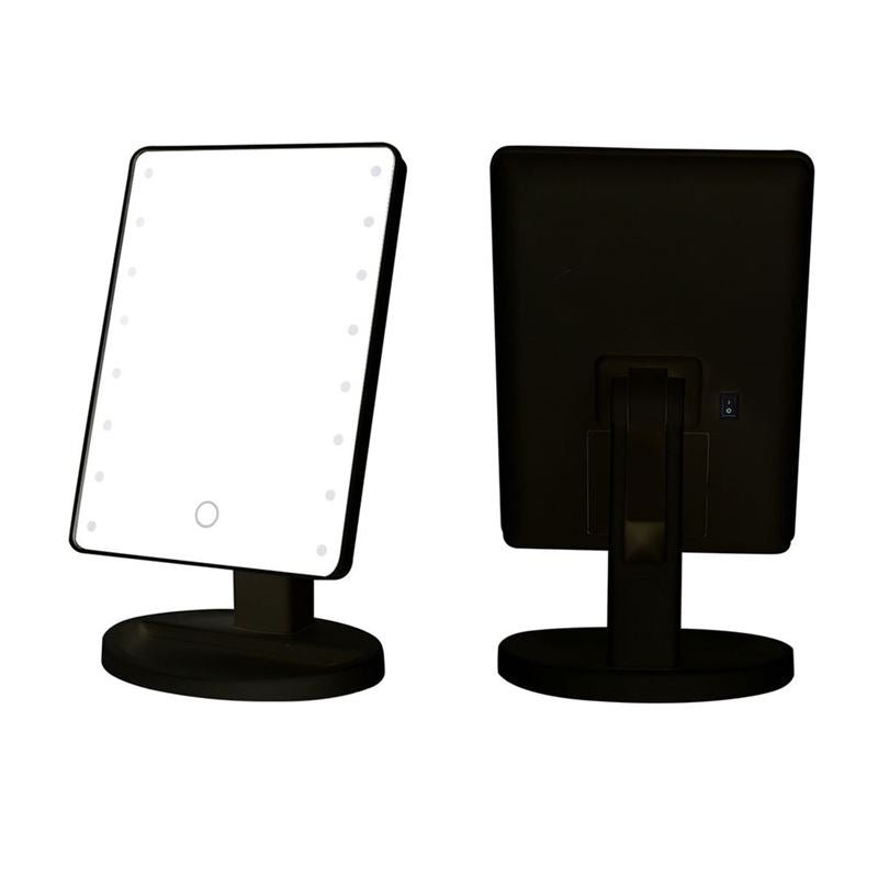 UNIQ STAR Hollywood Classic 16 LED Mirror - Black - | Fashiongirl