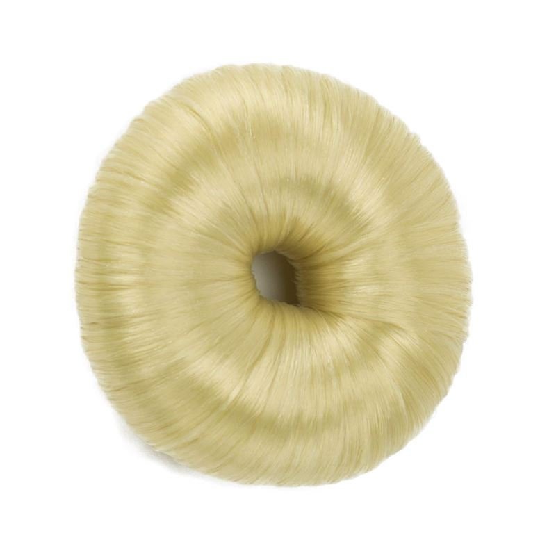 4 cm hair donut w/ artificial hair in multiple colours - Fashiongirl