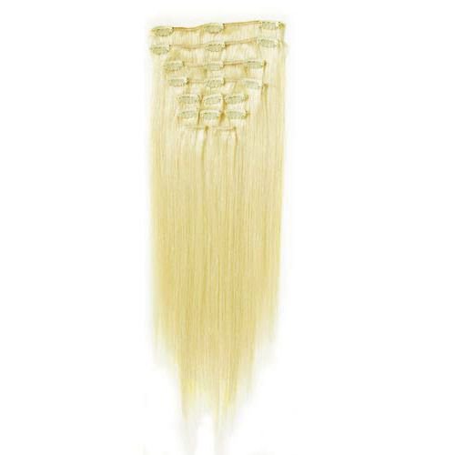 7set artificial fibre hair platinum Blonde 60# - Fashiongirl