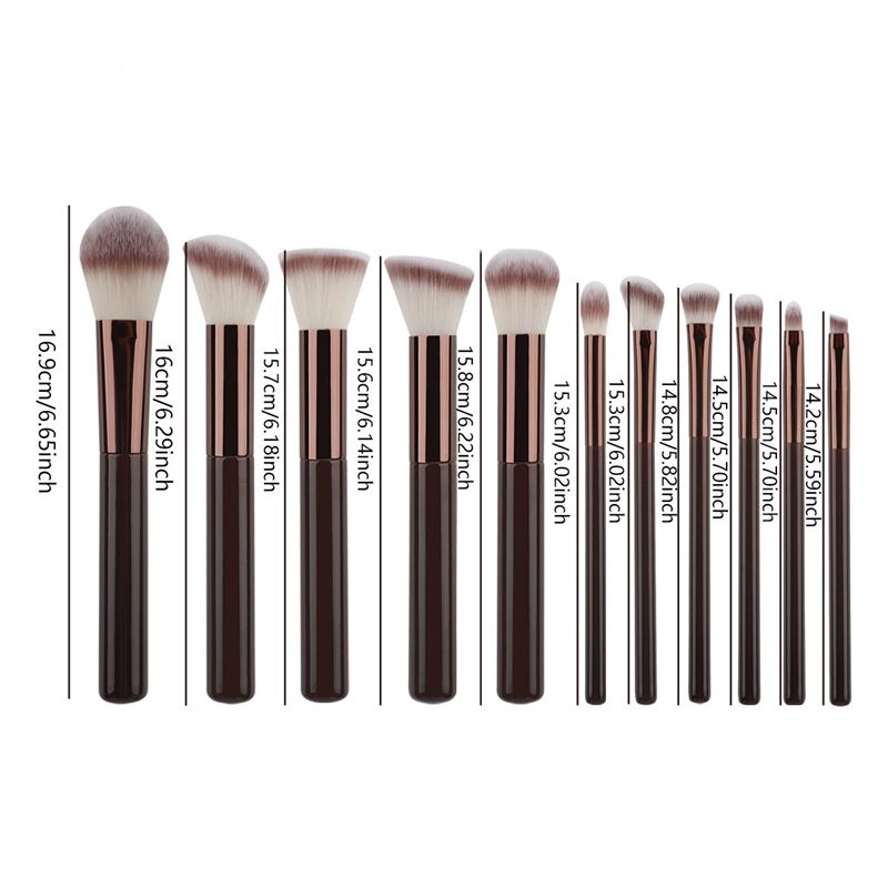 Technique PRO Chocolate Bronze Make-up-Pinsel-Set – 11 Make-up-Pinsel