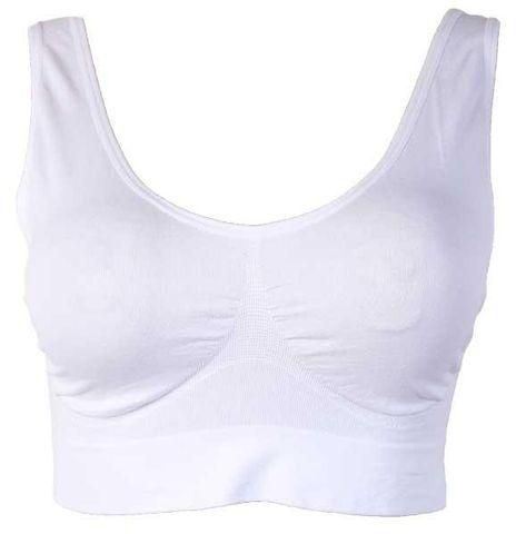 Ahh Bra Comfort Bra With underwire, without underwires - White - Fashiongirl