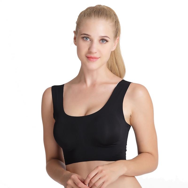 Ahh Bra Comfort Bra With underwired underwire - Black - Fashiongirl