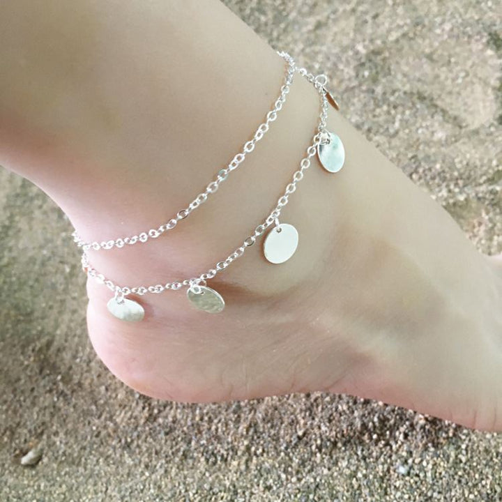 Ankle Chain with Round Pendants - Fashiongirl