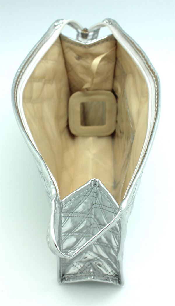 AVERY NYC Toiletry bag, silver - | Fashiongirl