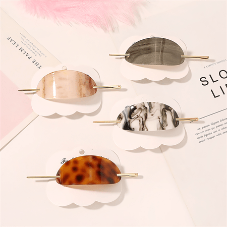 Chris Rubin Isla Hair Cuff - Stone - | Fashiongirl