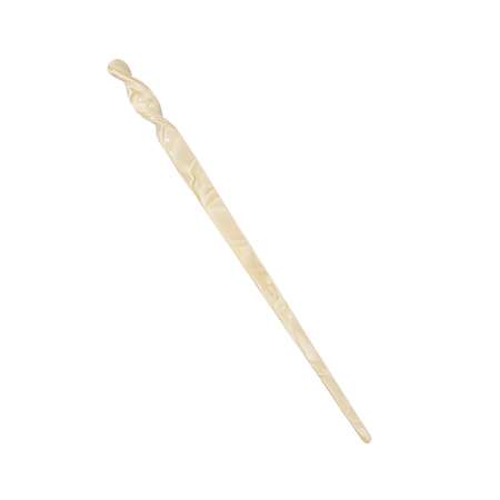 Chris Rubin Jade Hair Stick - Yellow Marble - | Fashiongirl