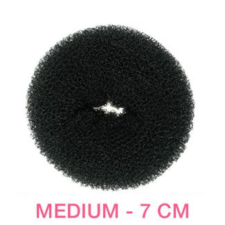 Hair Donut - Black - 7 cm - Fashiongirl