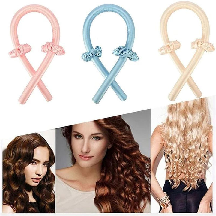 Heatless Hair Curlers - Get beautiful curls without heat - Black - Fashiongirl