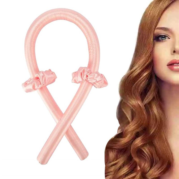 Heatless Hair Curlers - Get beautiful curls without heat - Pink - Fashiongirl