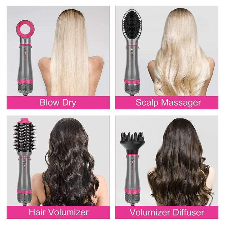 Hot Airstyler - multistyler, 5 - in - 1 set - For curls, waves, straighten, brush &amp; dry hair - Fashiongirl