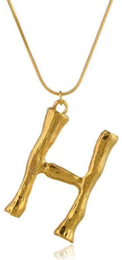 Letter necklace - Bamboo fl. variants - Fashiongirl