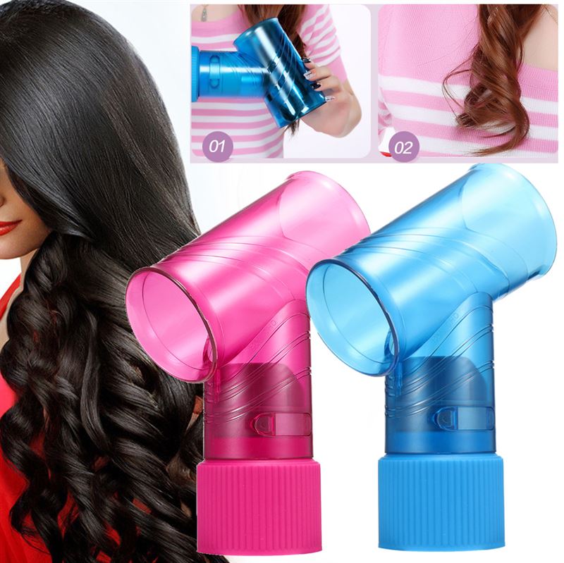 Magic Wind Curler Diffuser - nozzle for hair dryer, pink - Fashiongirl