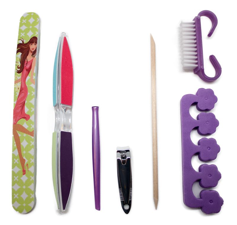 Manicure &amp; Pedicure Set - 7 pieces (free gift) - Fashiongirl