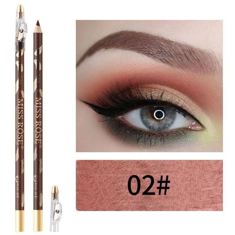 Miss Rose Eyebrow Pencil / Eyebrow Brush - No. 2 Brown - Fashiongirl