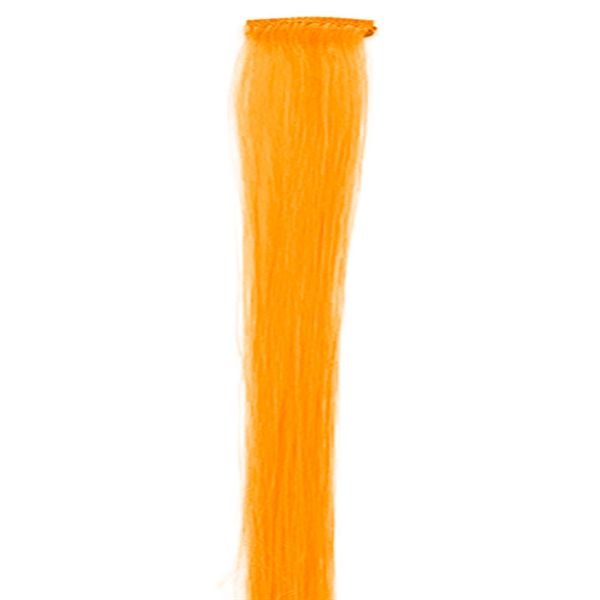 Orange, 50 cm - Crazy Colour Clip On - Fashiongirl