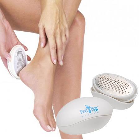 PedEgg - pedicure foot file with collector - Fashiongirl