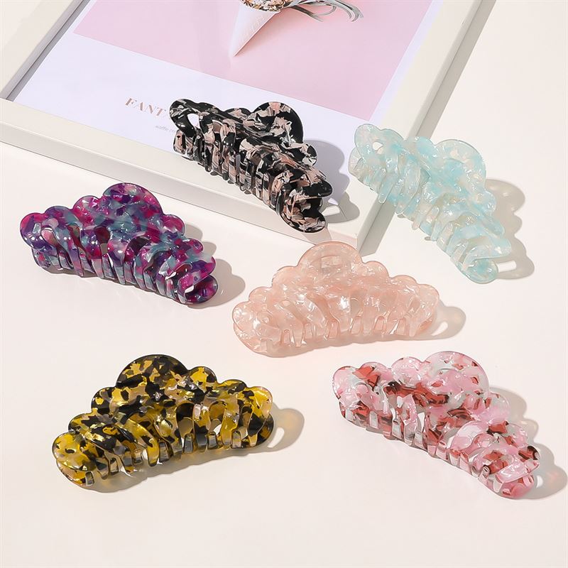 SOHO Callie Hair Claw - Crystal Blue - Hair Accessories