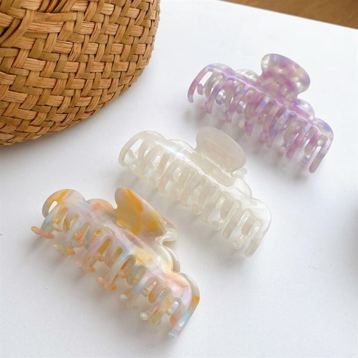 SOHO Cloud Hair Claw - White - Hair Accessories