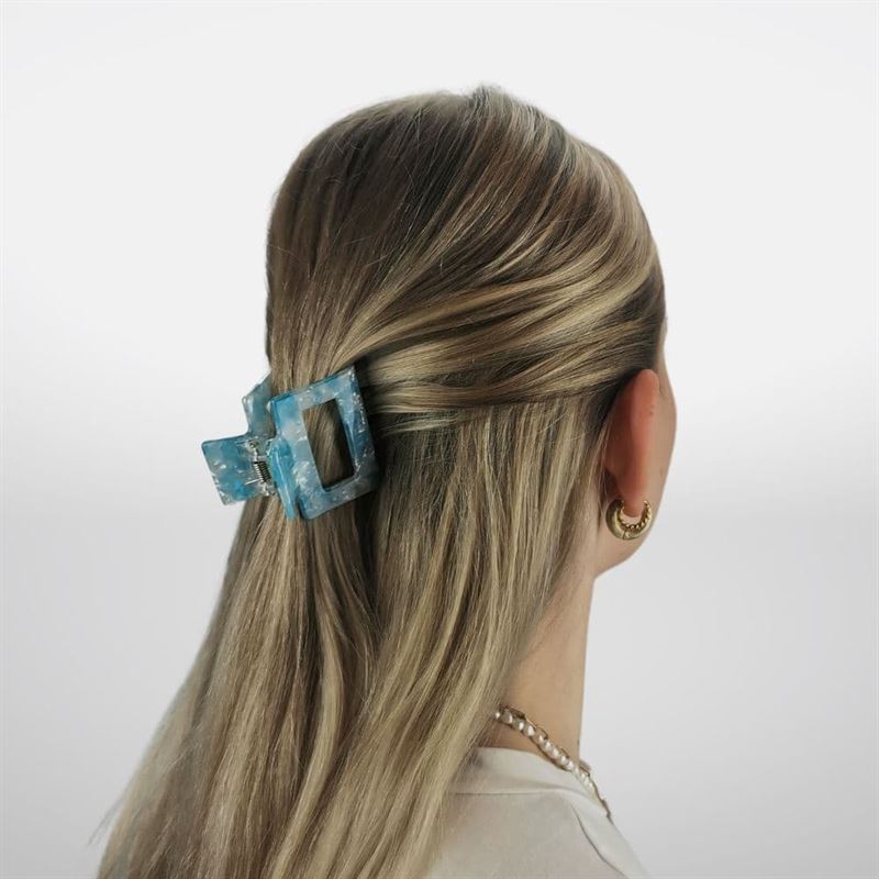 SOHO Ema Hair Claw - Crystal Blue - Hair Accessories