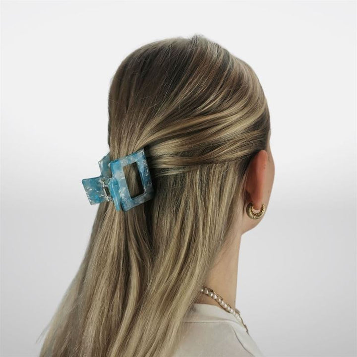 SOHO Ema Hair Claw - Crystal Blue - Hair Accessories