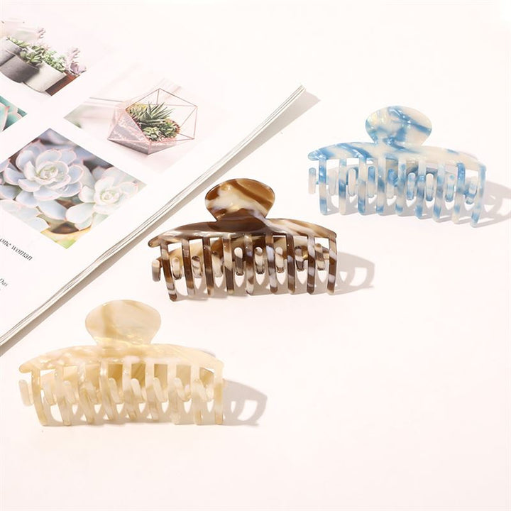 SOHO Gaja Hair Claw - Pink Marble - Hair Accessories