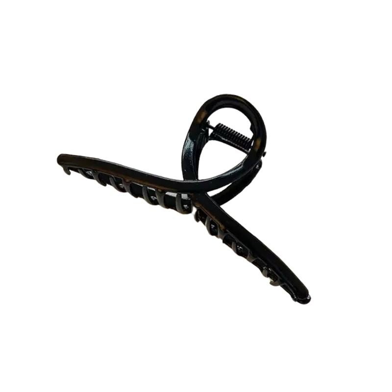 SOHO Iva Metal Hair Claw - Black - Hair Accessories