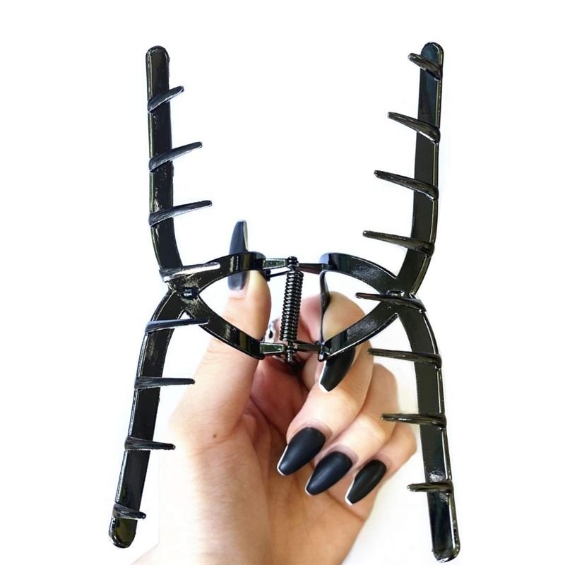 SOHO Iva Metal Hair Claw - Black - Hair Accessories