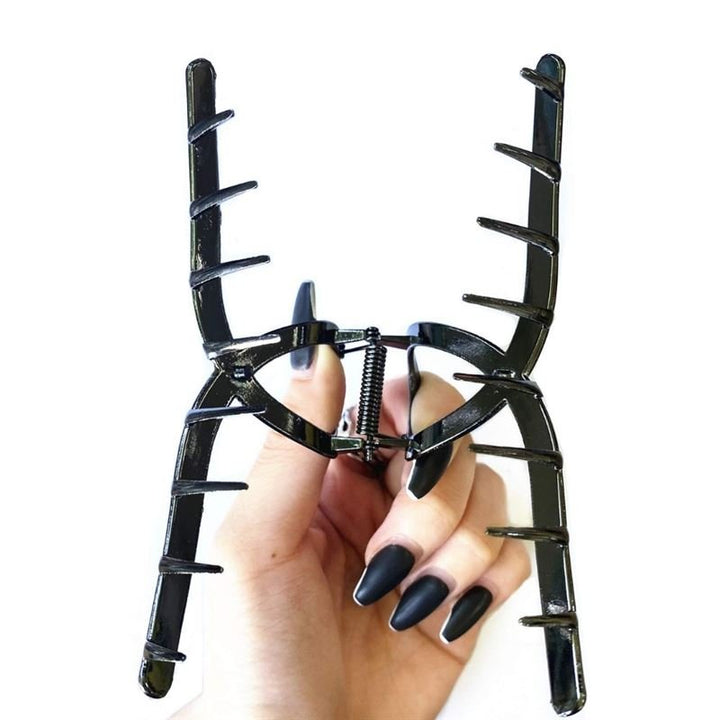 SOHO Iva Metal Hair Claw - Black - Hair Accessories