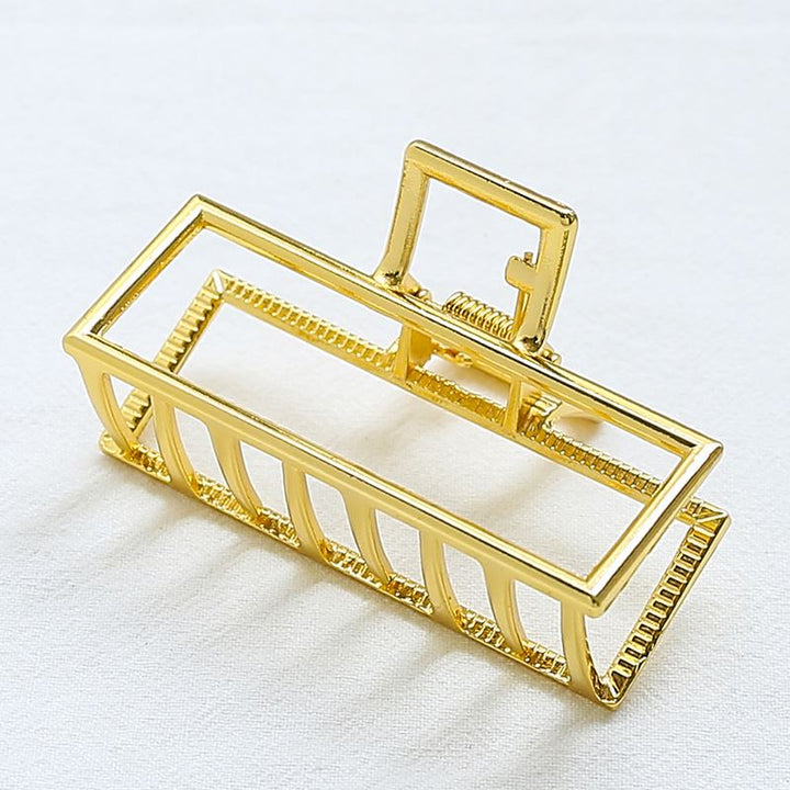 SOHO Kai Small Metal Hair Claw - Gold - Hair Accessories