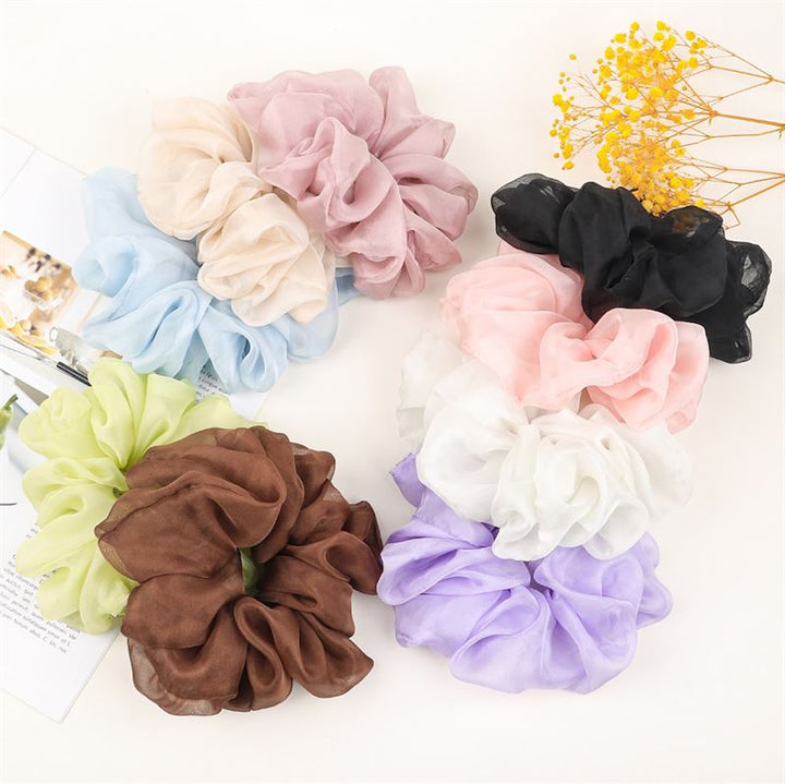 SOHO Keeya Scrunchie - White - Hair Accessories