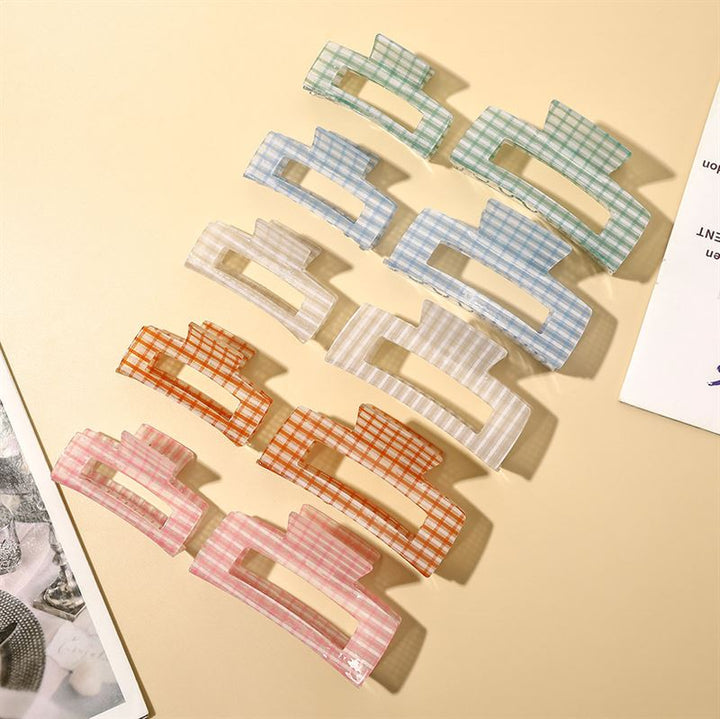 SOHO Line Hair Claw - Green - Hair Accessories
